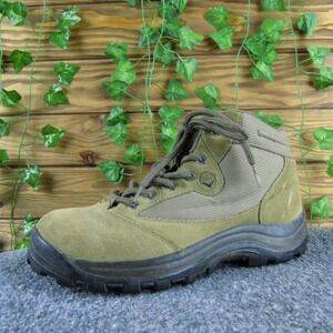 50 Peaks Gannett Womens Leather Hiking Ankle Boots 8.5 Outdoor Trail
